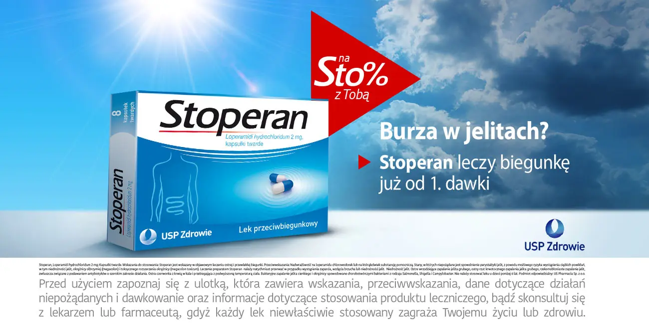 Nowa reklama marki Stoperan - Nie przeczekuj